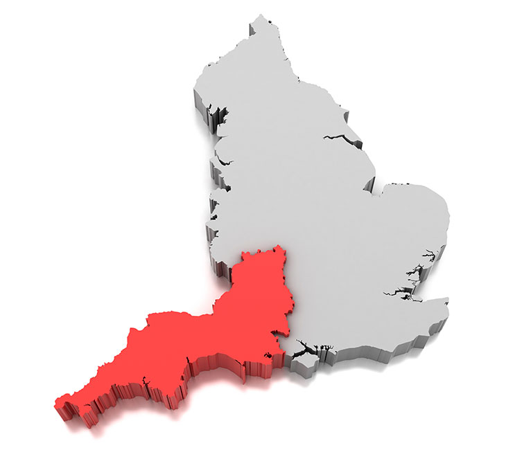 Area covered by DTM